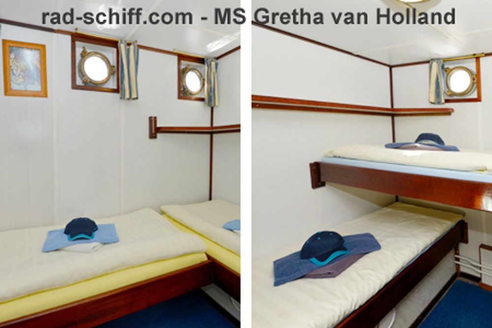 MS Gretha van Holland - Kabinen